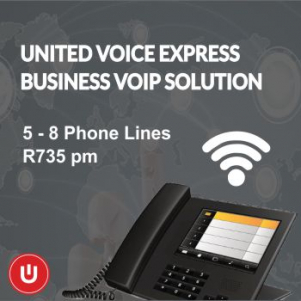 United Voice Express B2B VoIP Package (5 - 8 VoIP Phone Lines)