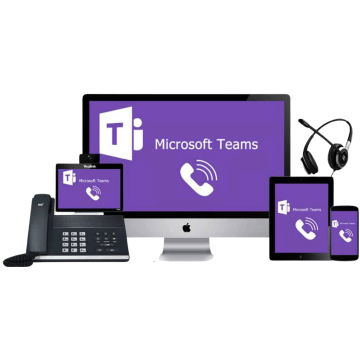 microsoft teams phone system on multiple devices